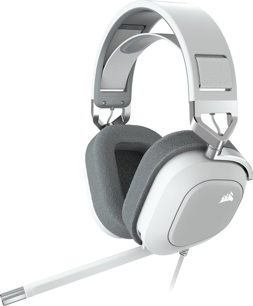 Corsair HS80 RGB USB Premium Gaming Headset - White