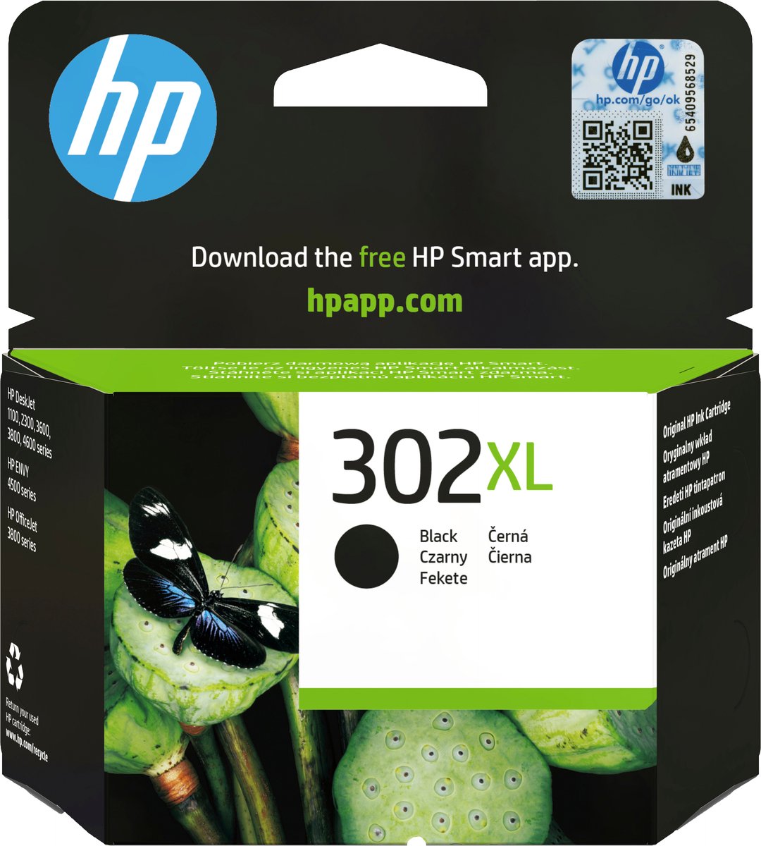 HP 302XL / F6U68AE High Capacity Black Ink