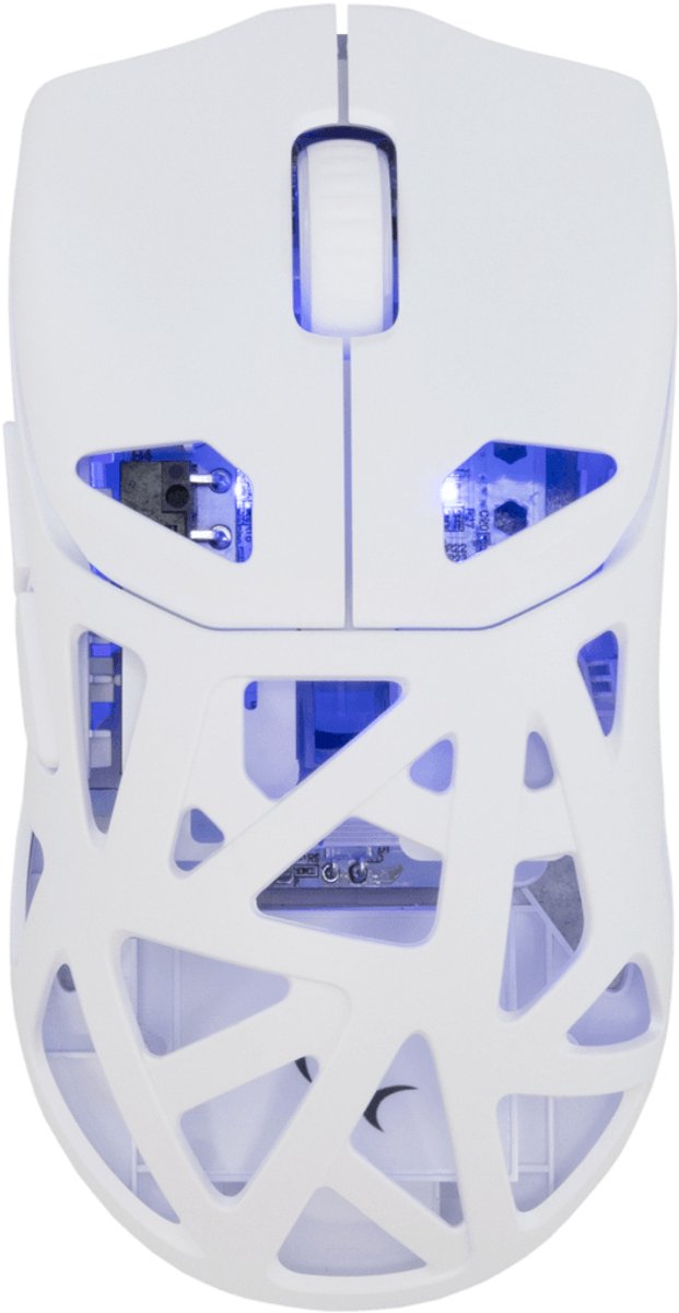 White Shark DAGONET Wireless - Gaming Mus - Optisk - 6 knapper - Hvid