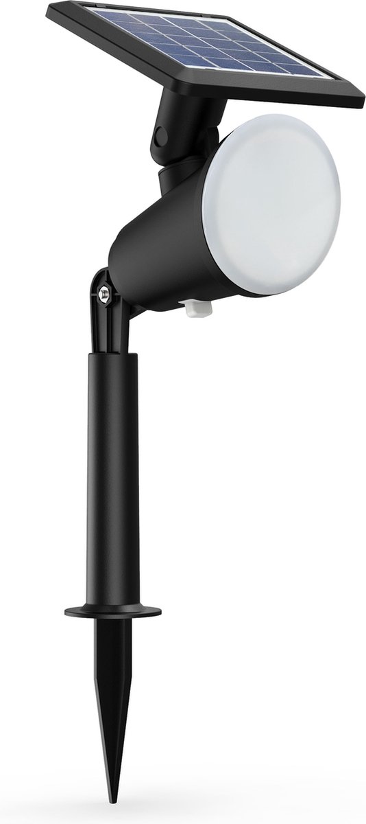 Philips LED 8720169269132 Jivix Projecteur de jardin solaire LED 1.40 W noir