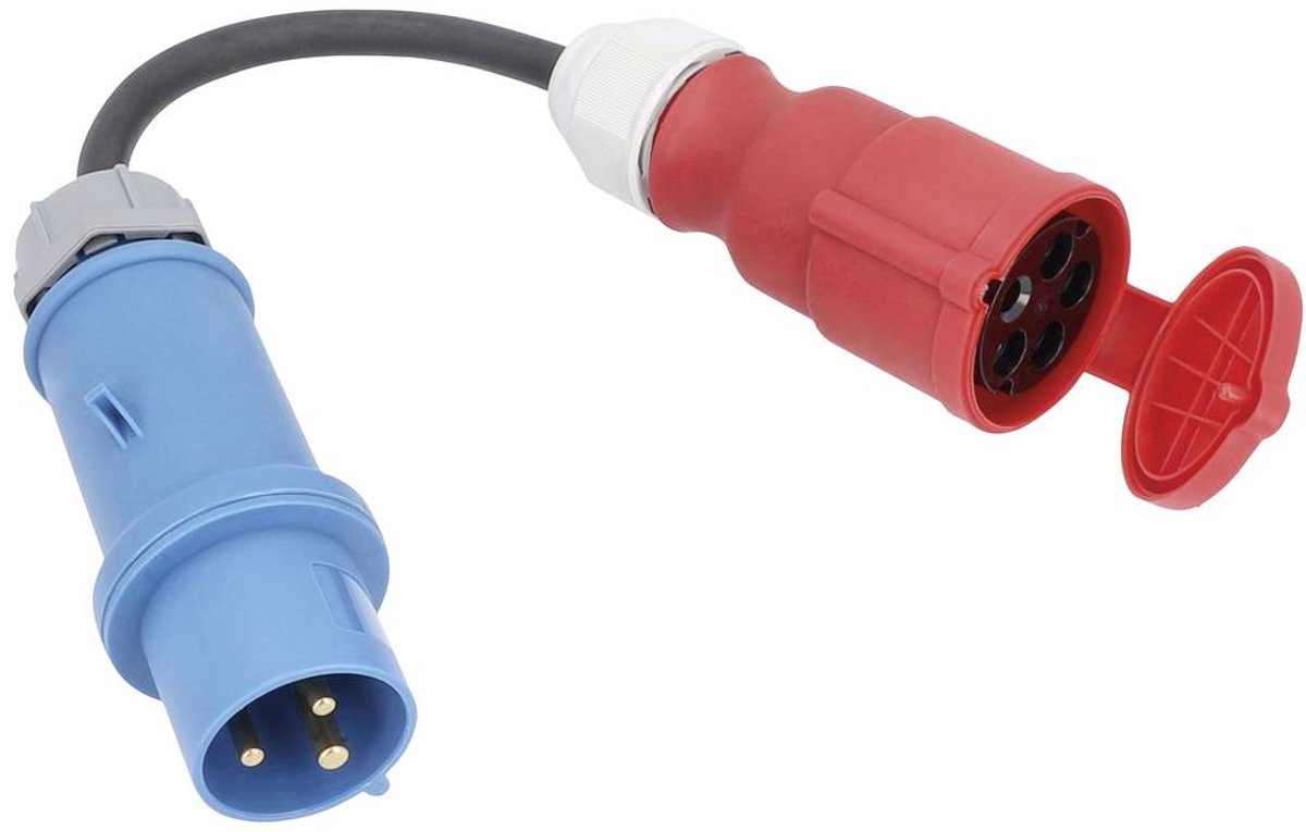 AS Schwabe 61375 alimentation Câble adaptateur 32 A noir 0.3 m H07RN-F 3G 6 mm²