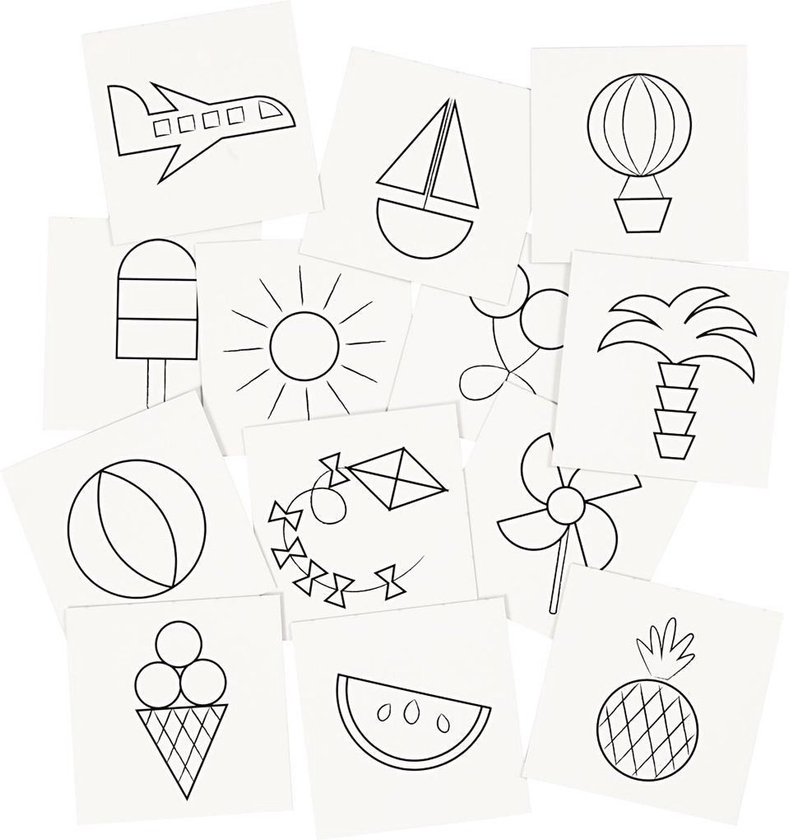 Creativ Company - Memo Cards White 13 Pairs