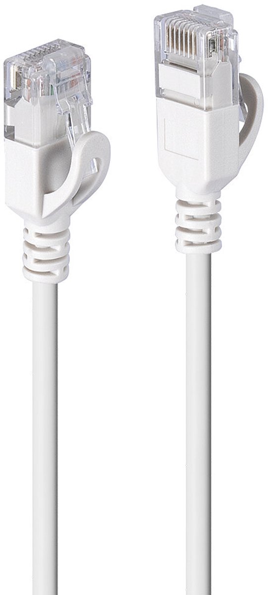 Lindy Cat.6A U/UTP Ultra Slim Ethernet Cable - 2m - Grå - 2m