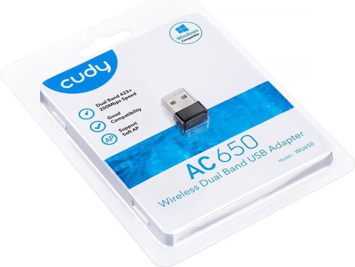 Cudy WU650 USB Wi-Fi 5 Adapter