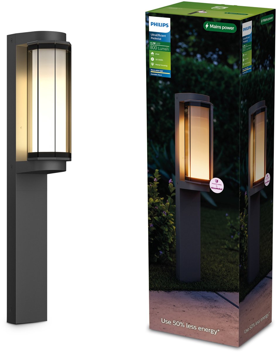 Lampadaire extérieur Philips 8721103172648 Philips Avendale