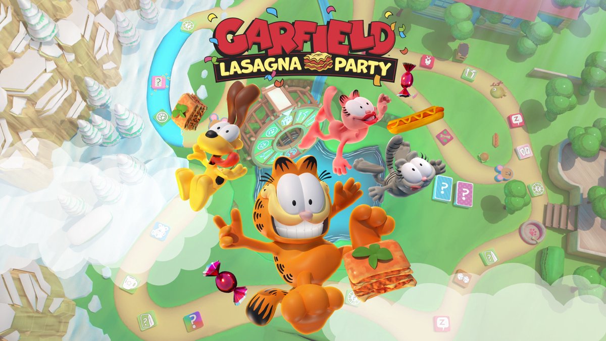 Garfield : Lasagna Party (Code in a Box) - Nintendo Switch - Fest