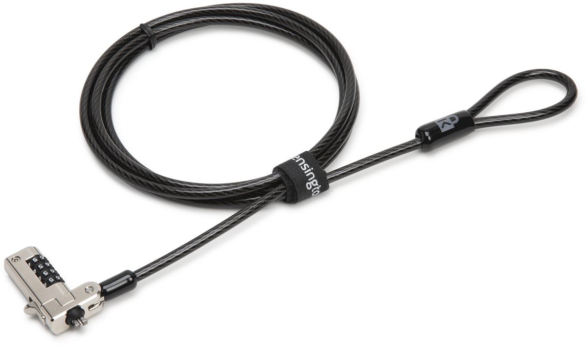 Kensington Antivol pour ordinateur portable fermeture à combinaison 1800 mm Slim N17