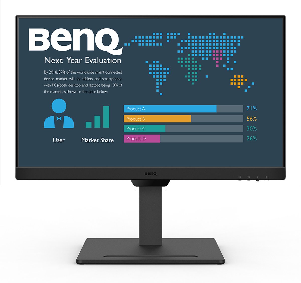 24" BenQ GW2490T - 1920x1080 (FHD) - 100Hz - IPS