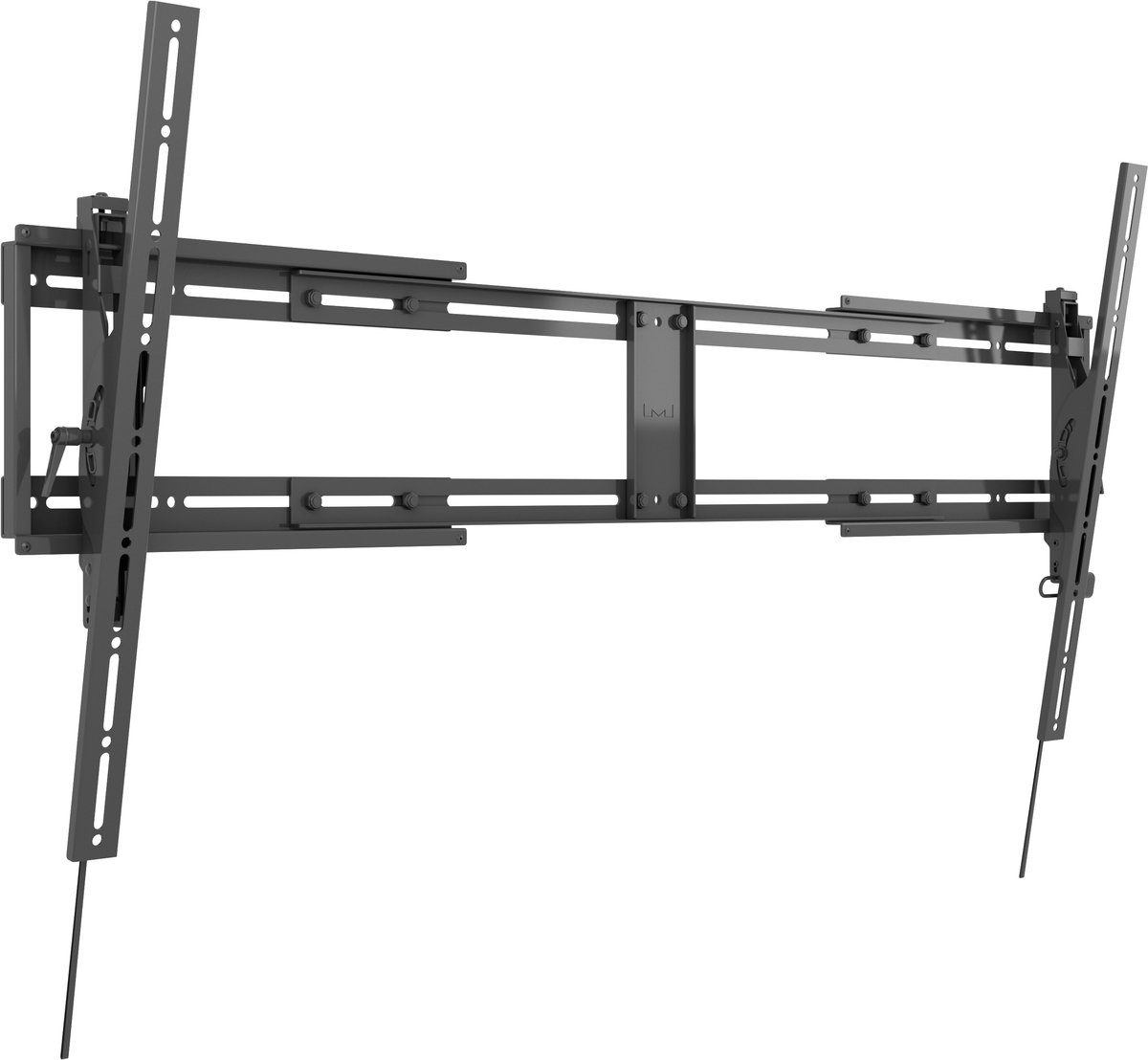 Multibrackets M mounting kit - extra large - for flat panel - universal tilt - black - Maks 125 kg - Maks størrelse 140 "