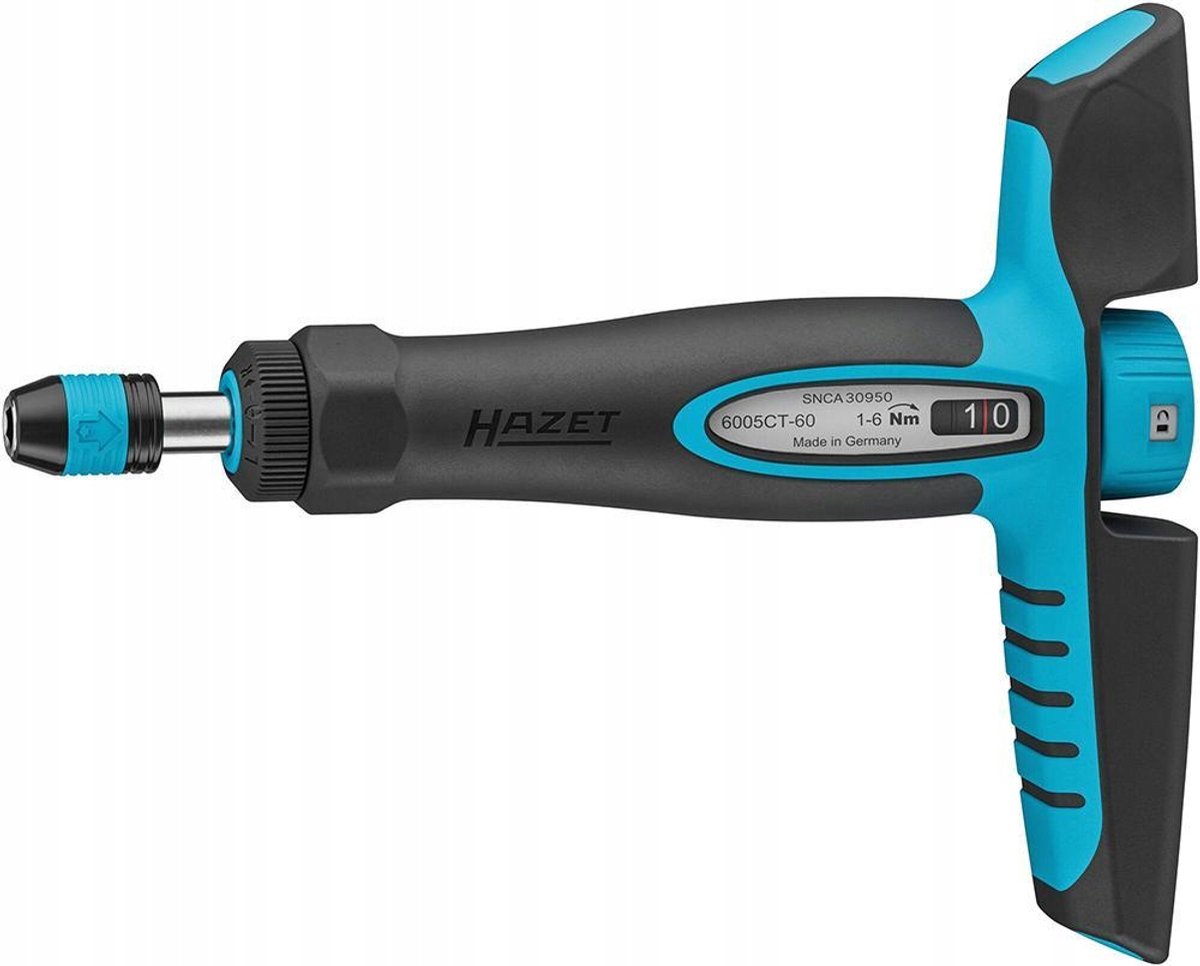 Hazet 6005CT-60 Tournevis dynamométrique 1 - 6 Nm DIN EN ISO 6789-2:2017