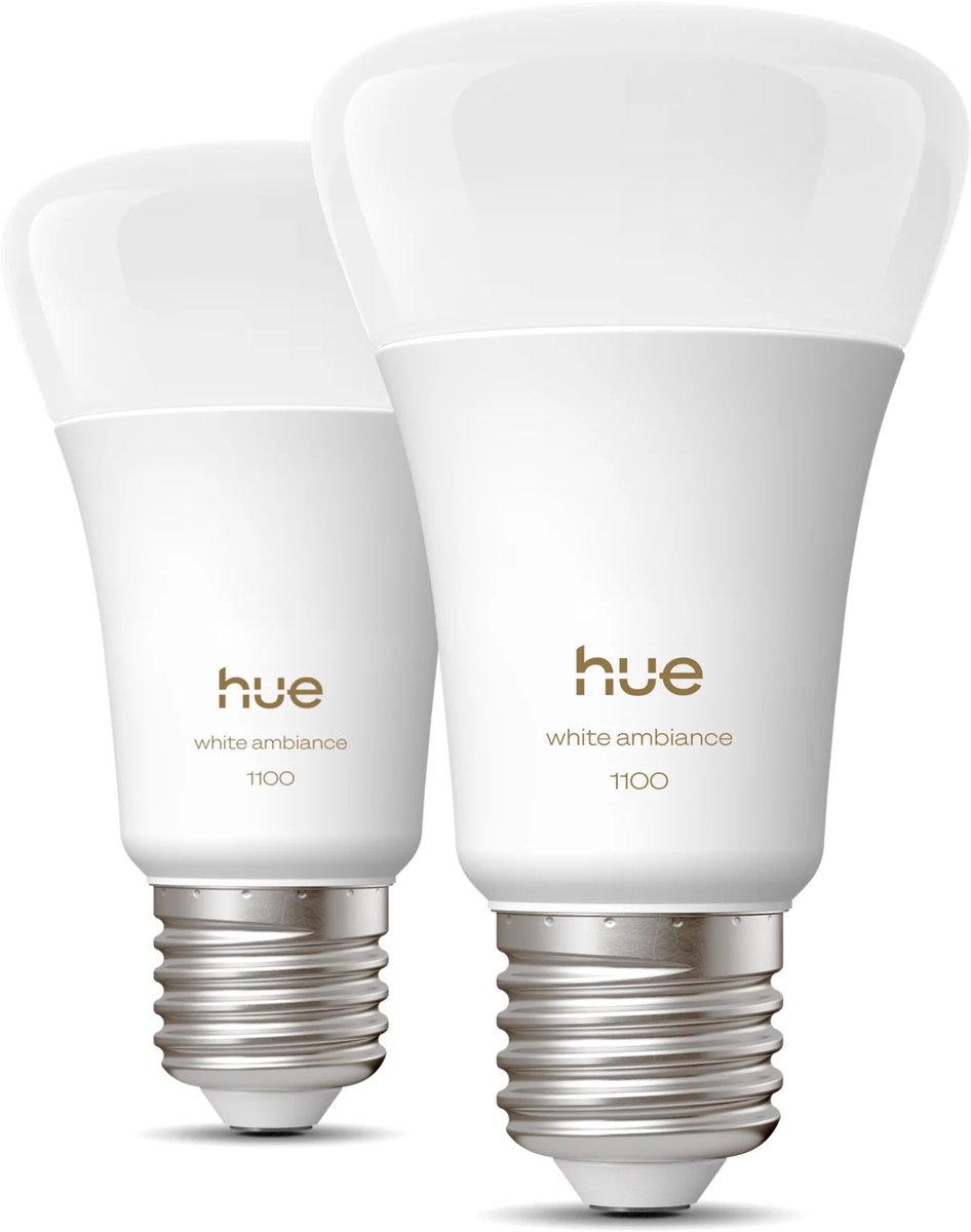 Philips White Ambiance Hue A60 - A60 pære - 1100 - 2-pakke