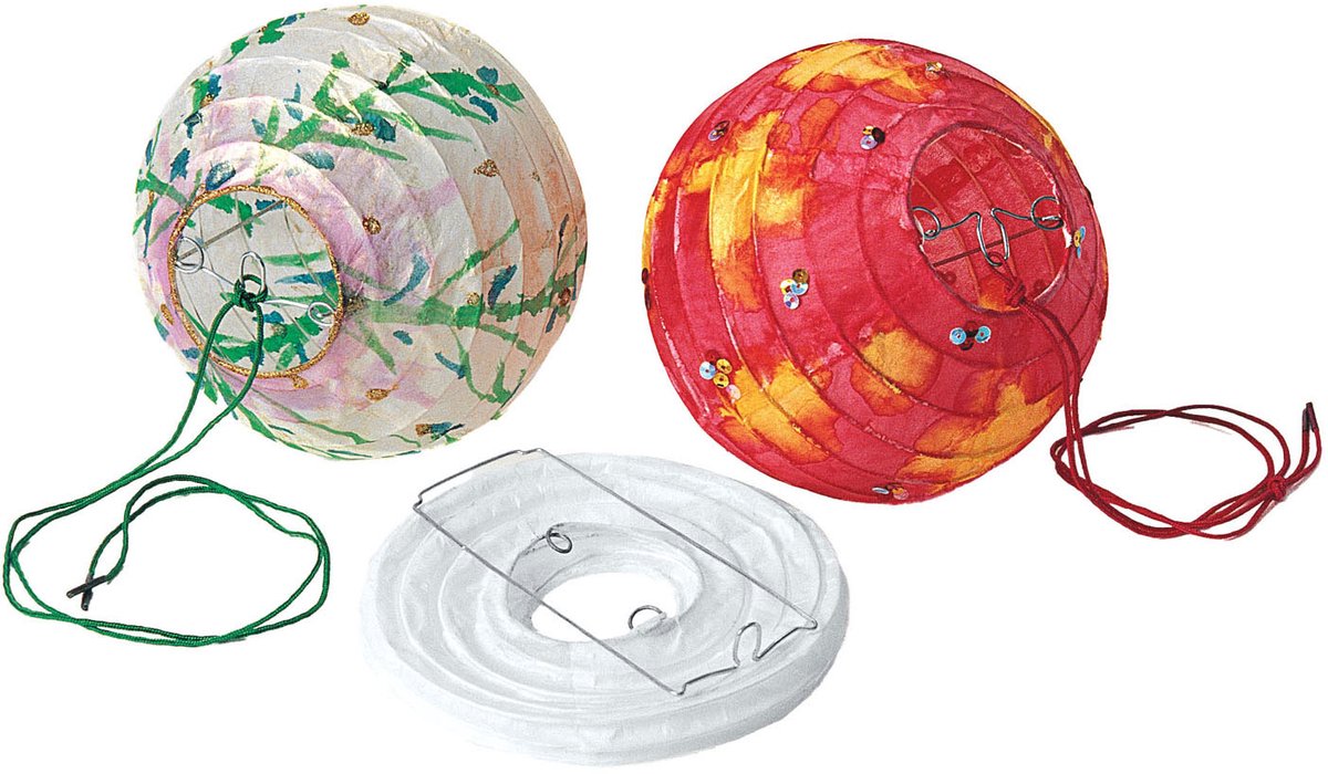 Colorations Decorate your own Lantern 12 pcs.