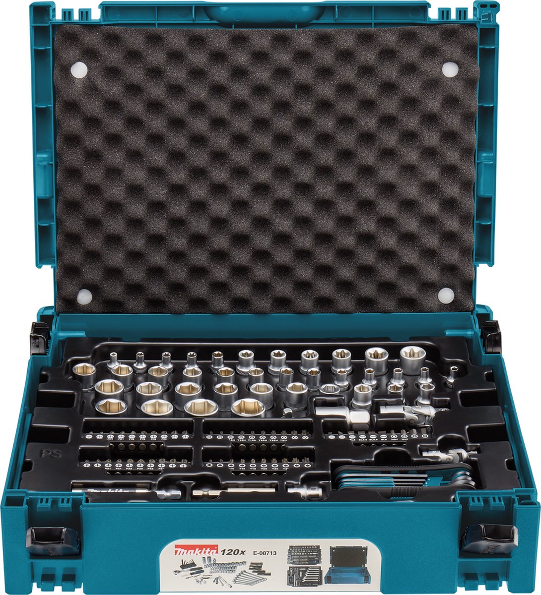 Jeu doutils Makita E-08713 E-08713 en valise universelle 120 pièces