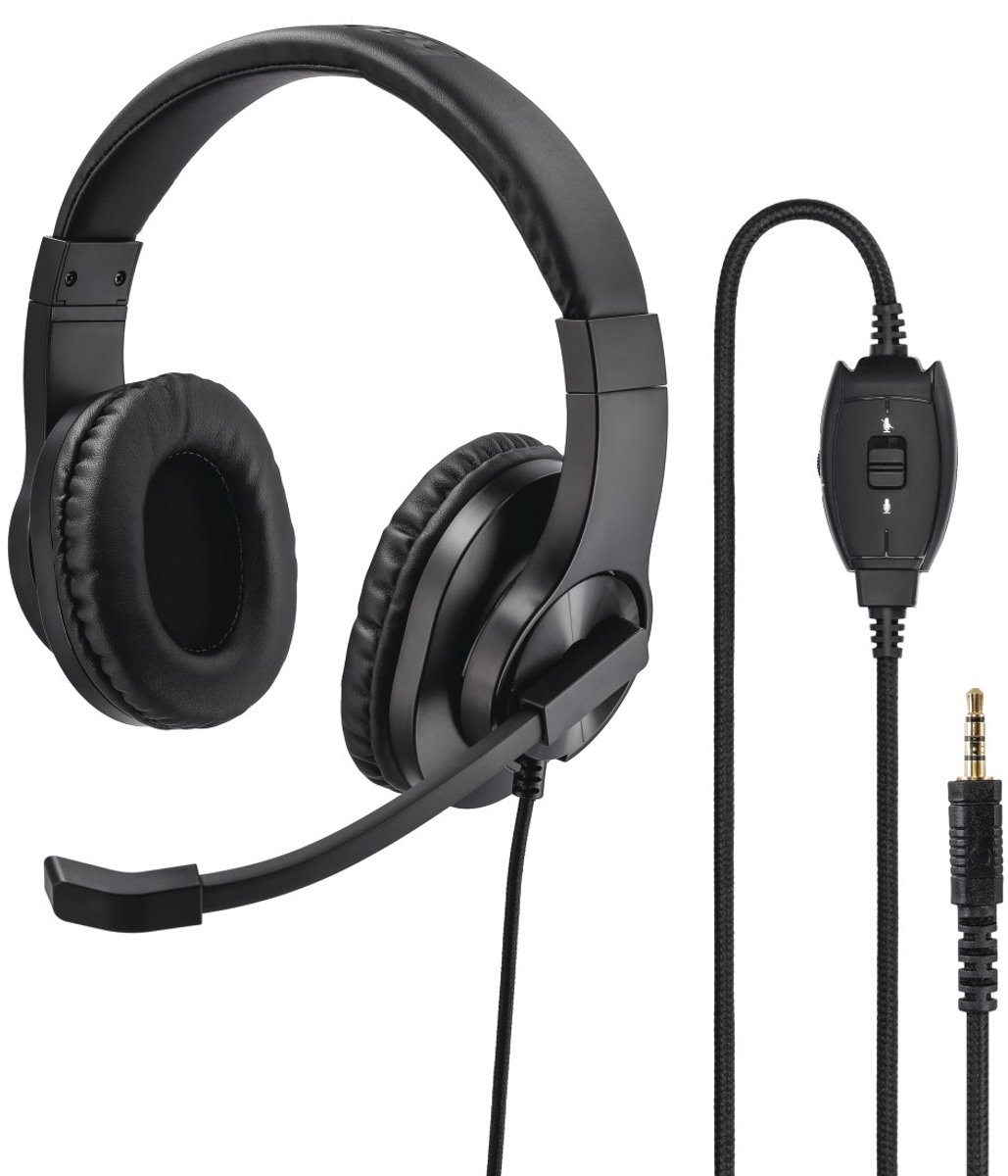 Hama "HS-P350" PC Office Headset Stereo black