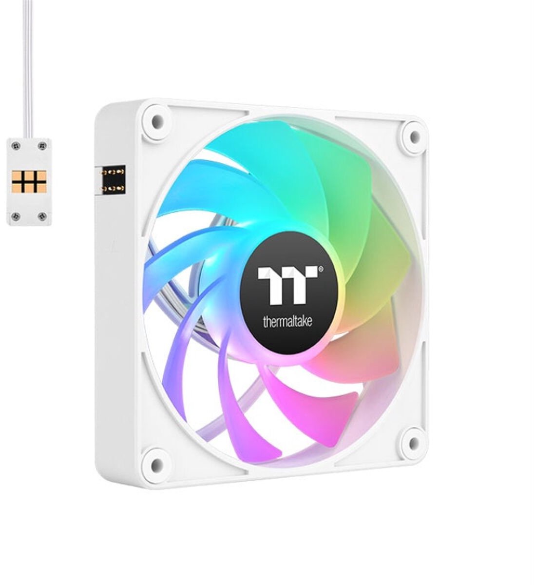 Thermaltake CT120 EX Reverse ARGB Sync - Kabinet køler - 120mm - Hvid