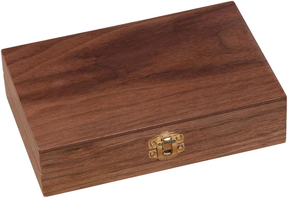 Goki Wooden Playing Card Box with 5 Dice and 2 Sets of cards