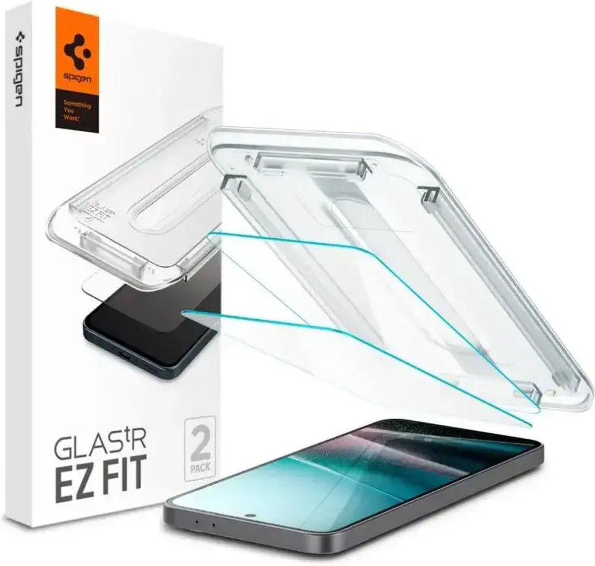 Spigen Glass tR EZ Fit 2 Pack - transparency - Samsung Galaxy A36 5G