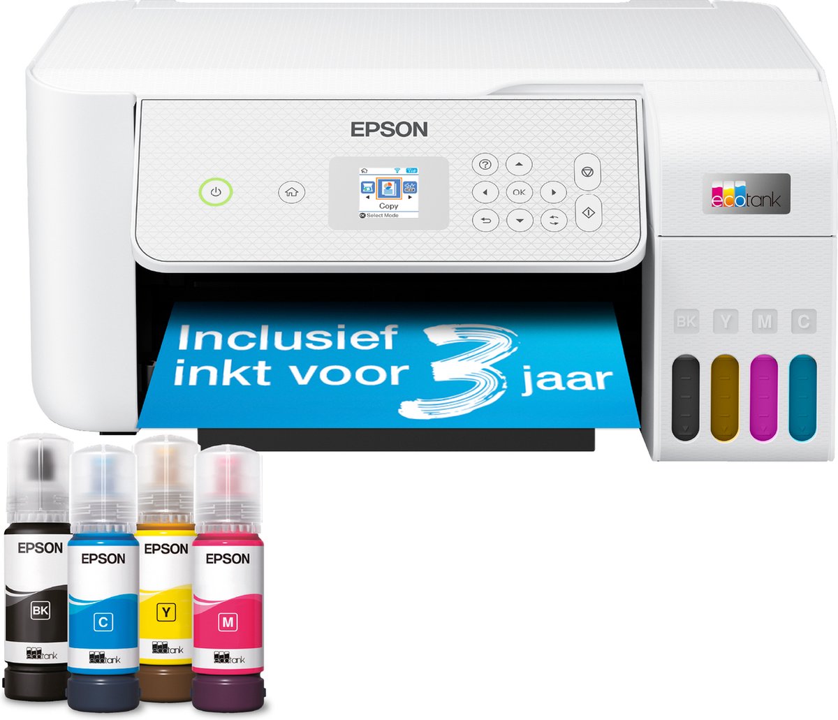 Epson EcoTank ET-2876 Multifunktion - Farve - Blæk