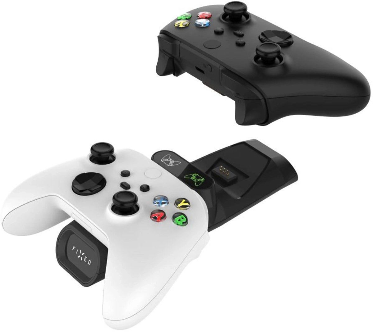 FIXED Dual Charger Xbox One S/X & Elite - Black - Wired - Microsoft Xbox One