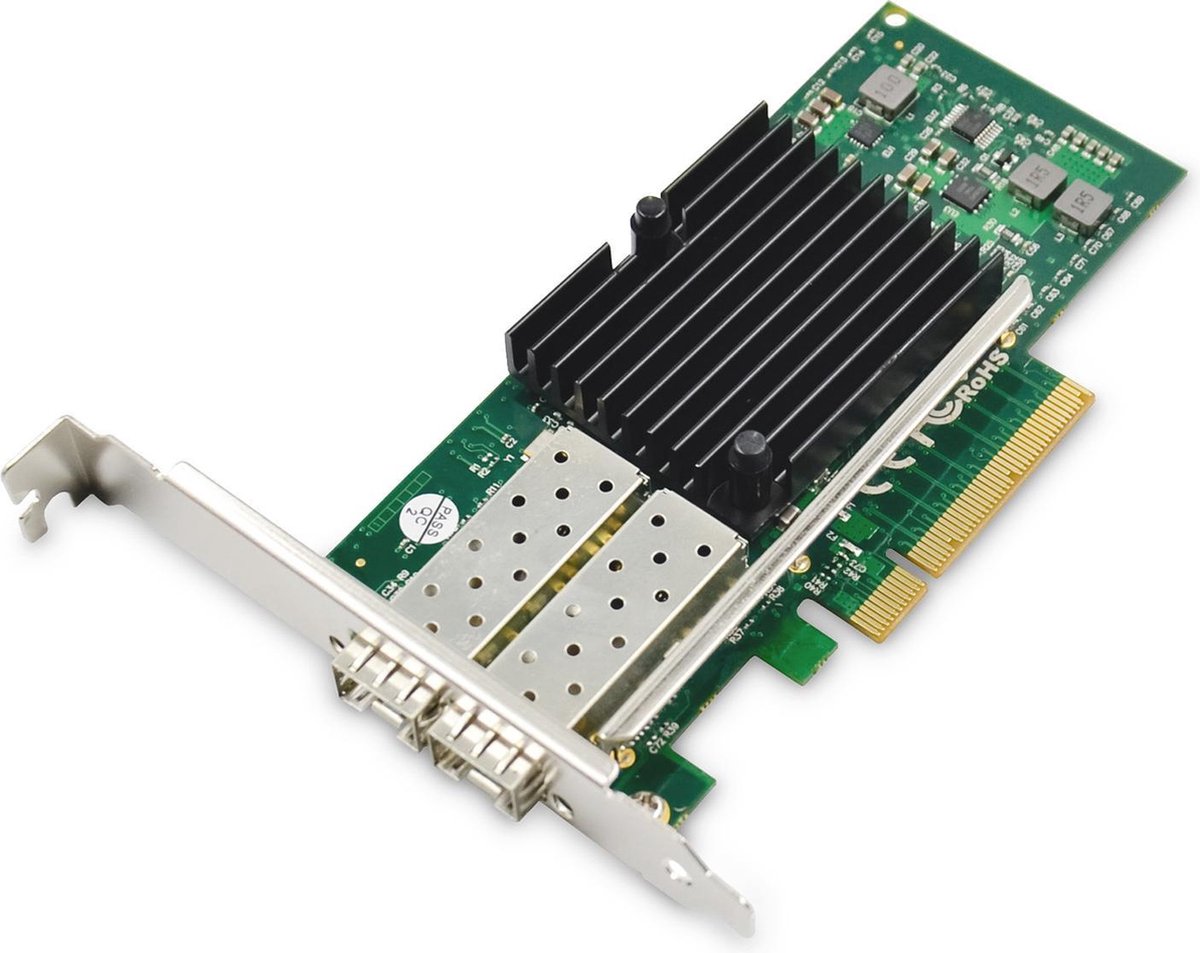DIGITUS DN-10162 - network adapter - PCIe 3.0 x8 - 10 Gigabit SFP+ x 2