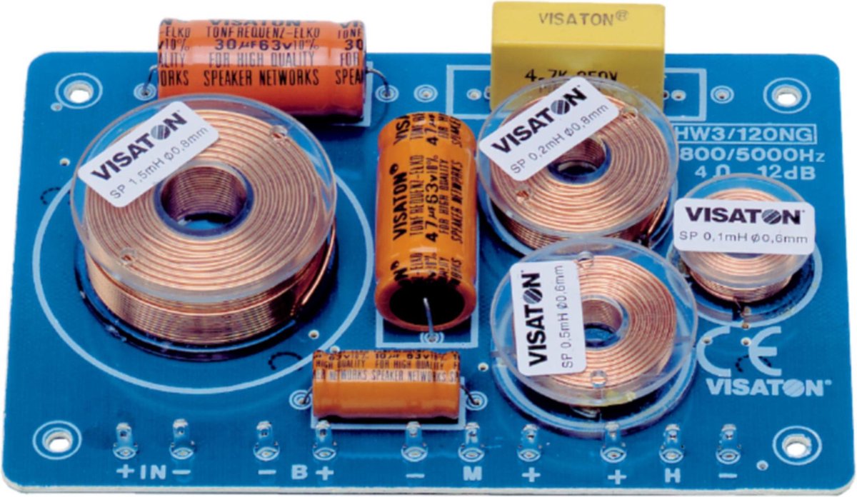 Filtre 3 voies Visaton HW 3/120 NG - 8 Ohm