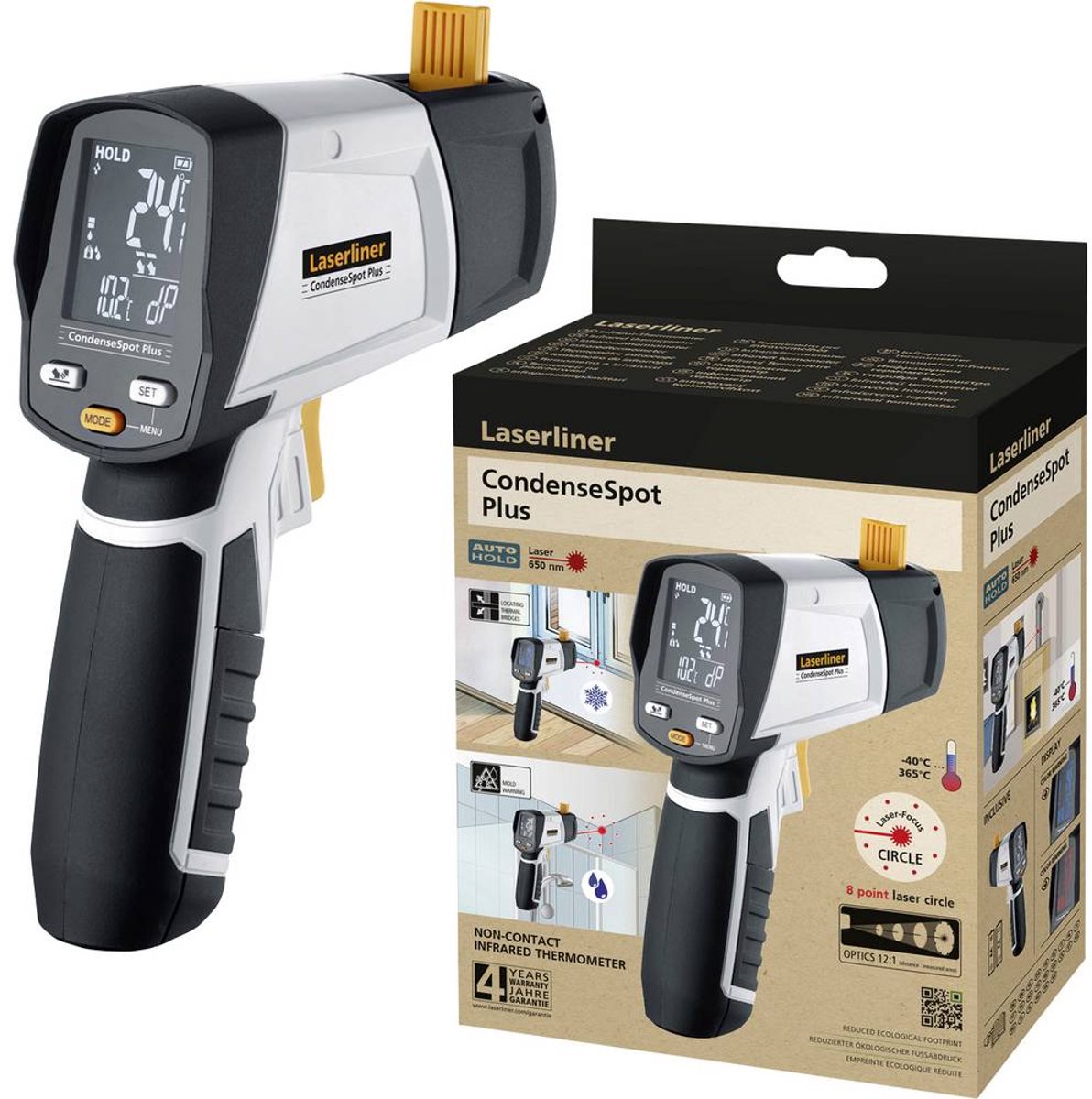 Laserliner CondenseSpot Plus Thermomètre infrarouge mesure IR sans contact