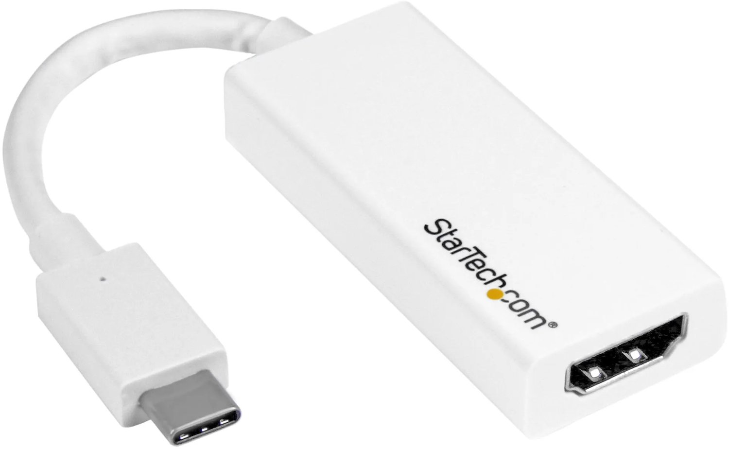 StarTech.com USB C to HDMI Adapter - USB Type-C to HDMI Converter - 4K 60Hz - external video adapter - white