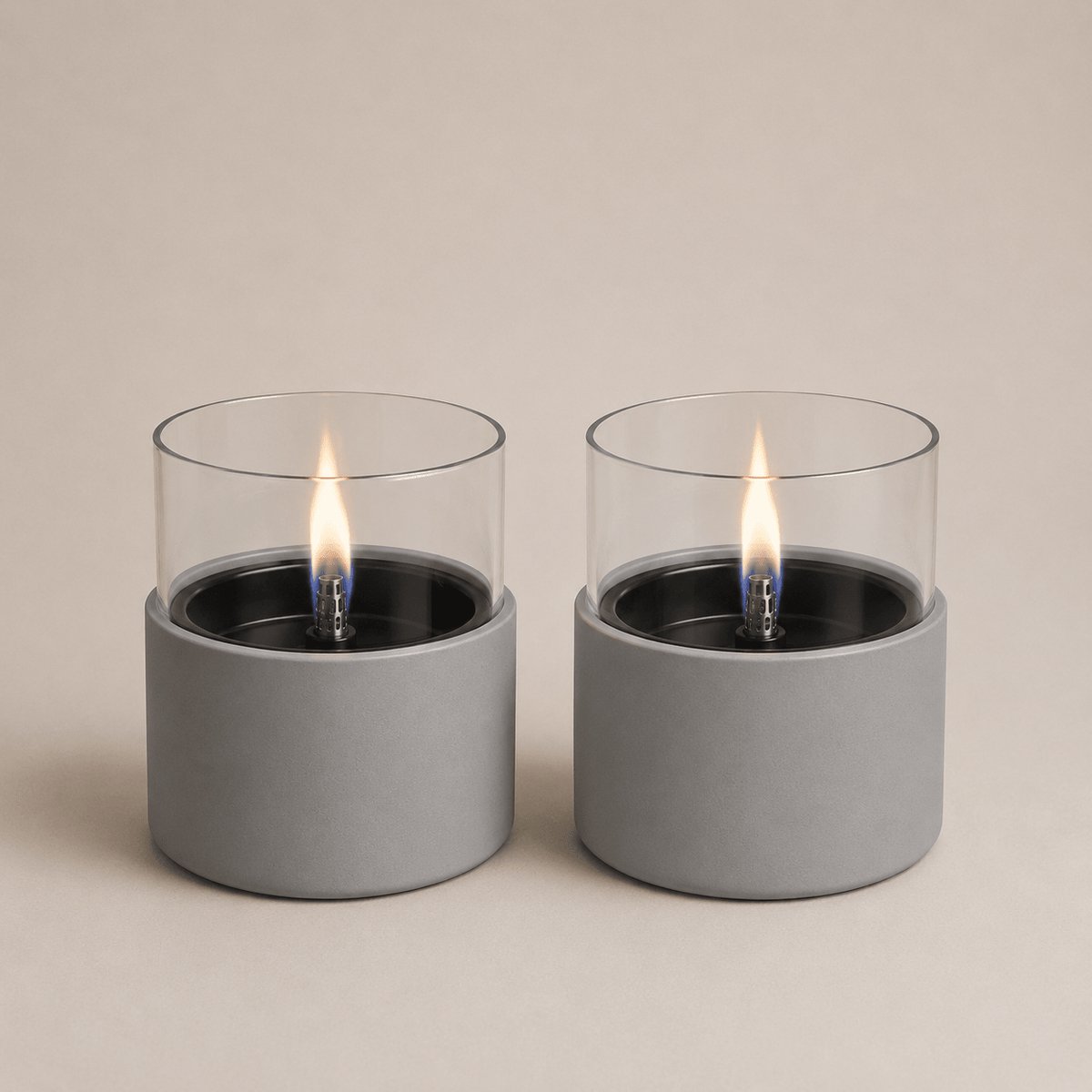 Tenderflame Breeze 10 2-Pack Grey Ceramic