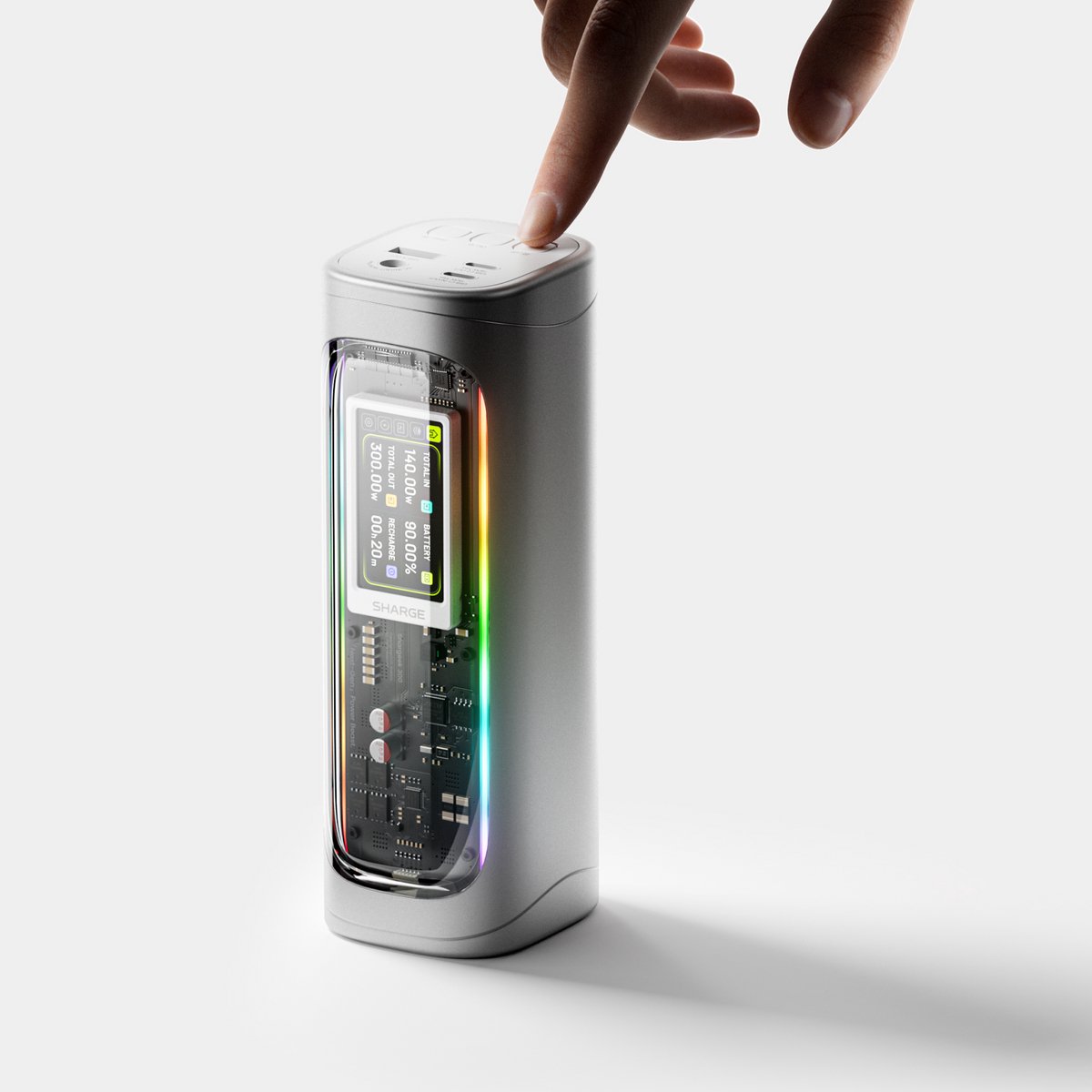 SHARGE S​har‎geek 300 X3 140W Power Bank - Grey - 24000 mAh
