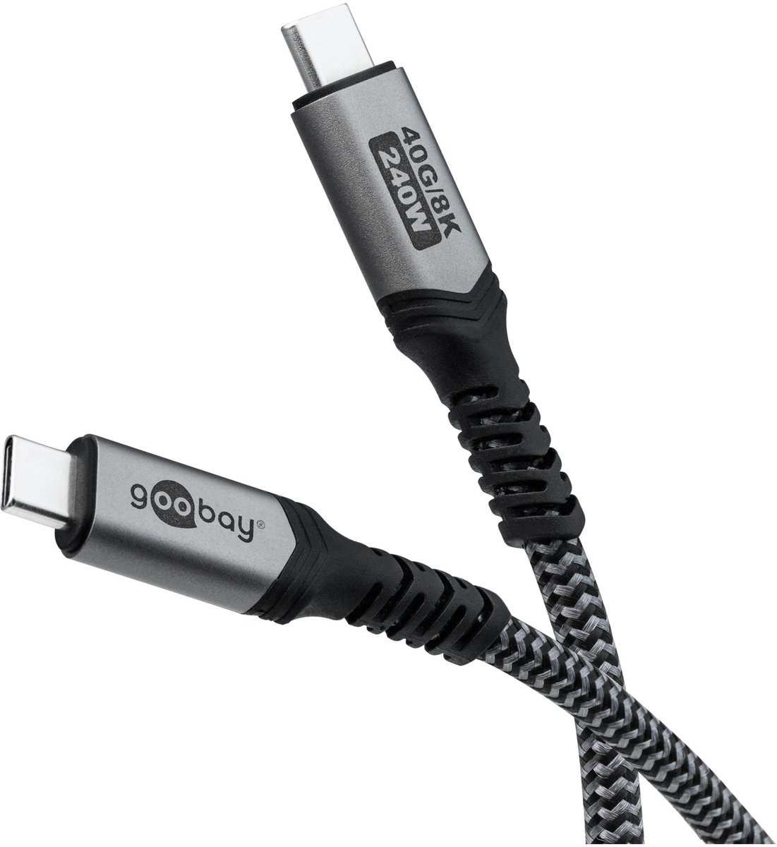 Pro USB-C <-> USB-C - 1.5m - 240 Watt Power Delivery - USB 4.0 / Thunderbolt 4 - Sort