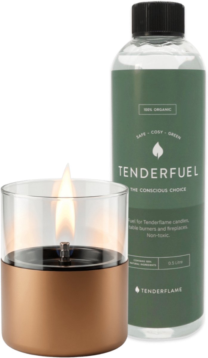Tenderflame Lilly 10 Copper + 0.5l Tenderfuel