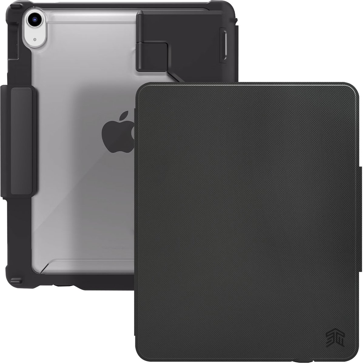 STM Dux Keyboard Trackpad USB-C (iPad 2025 11th gen + 2022 10th gen) - Tastatur & Folio sæt - Fransk - Sort