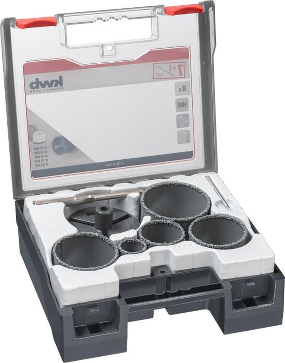 kwb 499505 Jeu de scies-cloches 8 pièces 33 mm, 53 mm, 68 mm, 73 mm, 83 mm 1 pc(s)