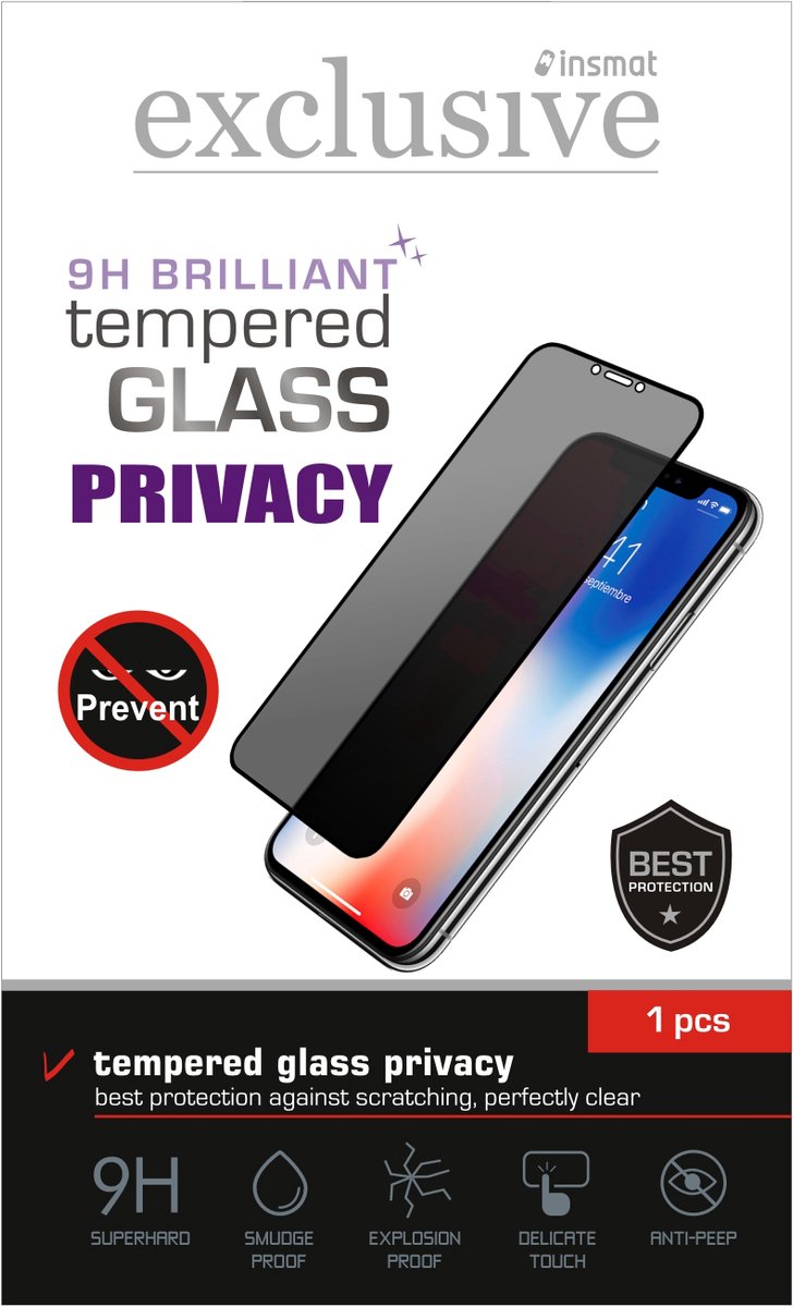 Insmat Exclusive - screen protector for mobile phone - full screen