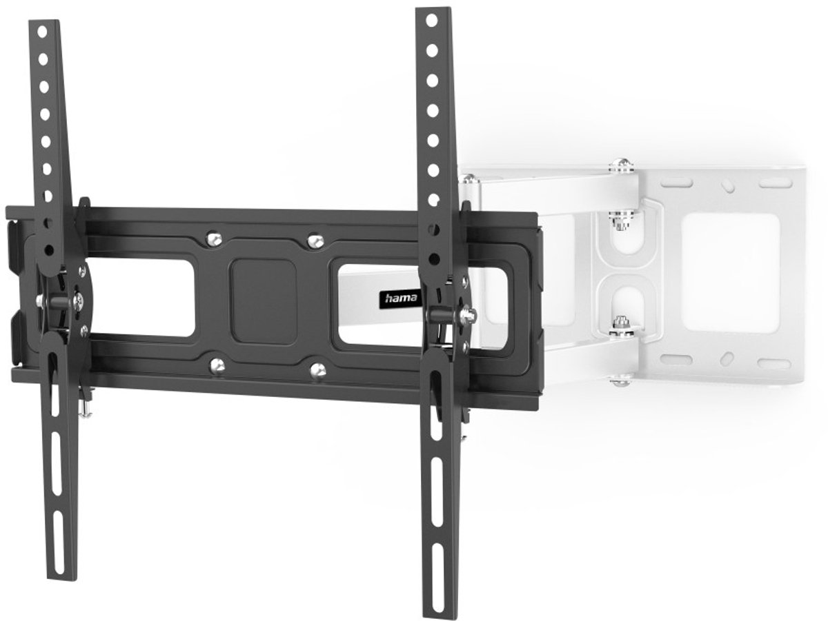 Hama Support mural TV 165,1 cm (65) extensible, inclinable, mobile niveau à bulle intégré
