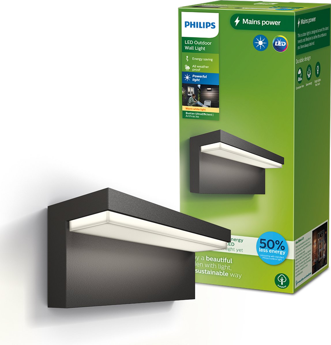 Philips Bustan UE WA 3.8W 27K AN HV 06