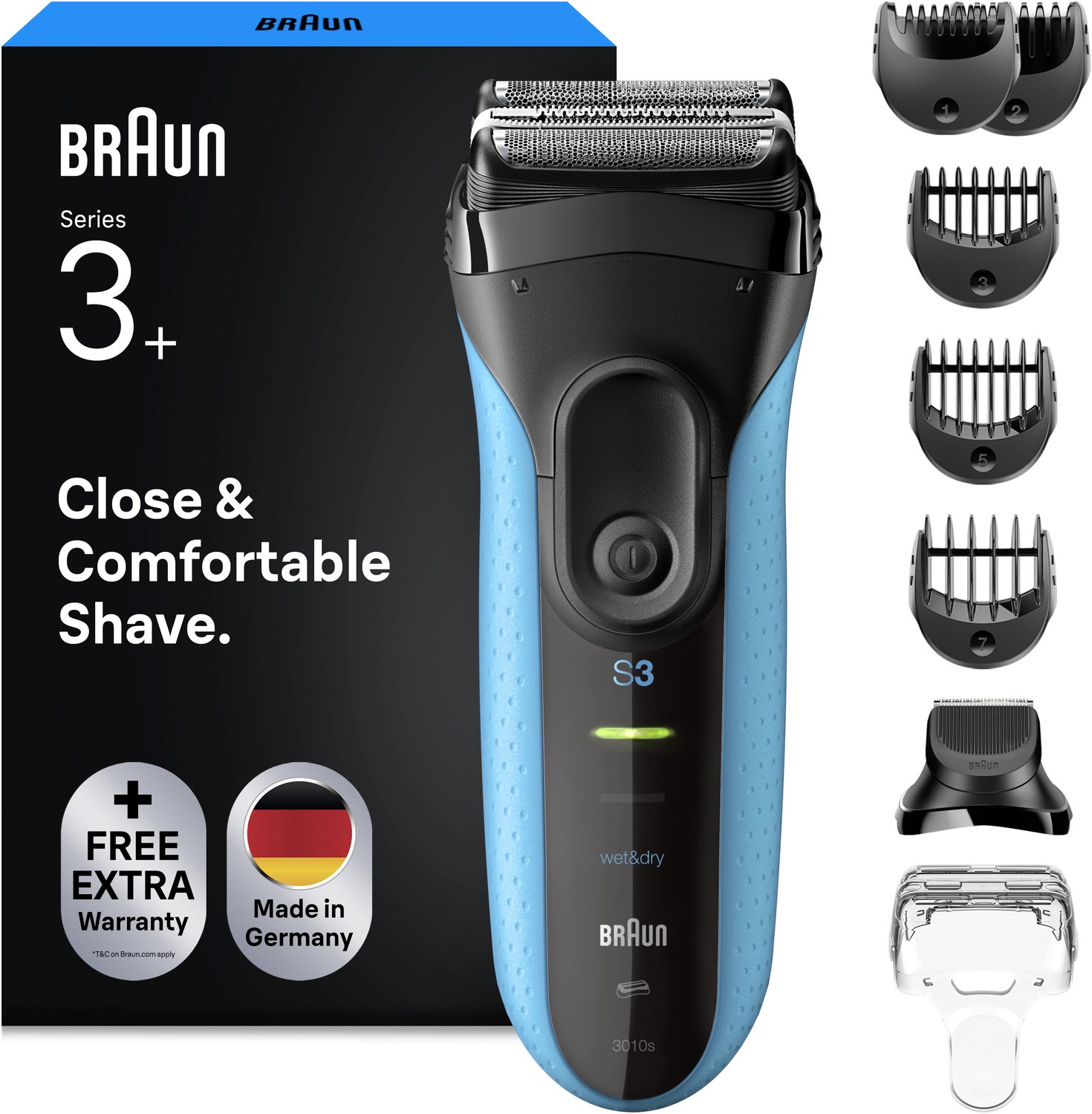 Braun Barbermaskine Series 3+ 3010BT