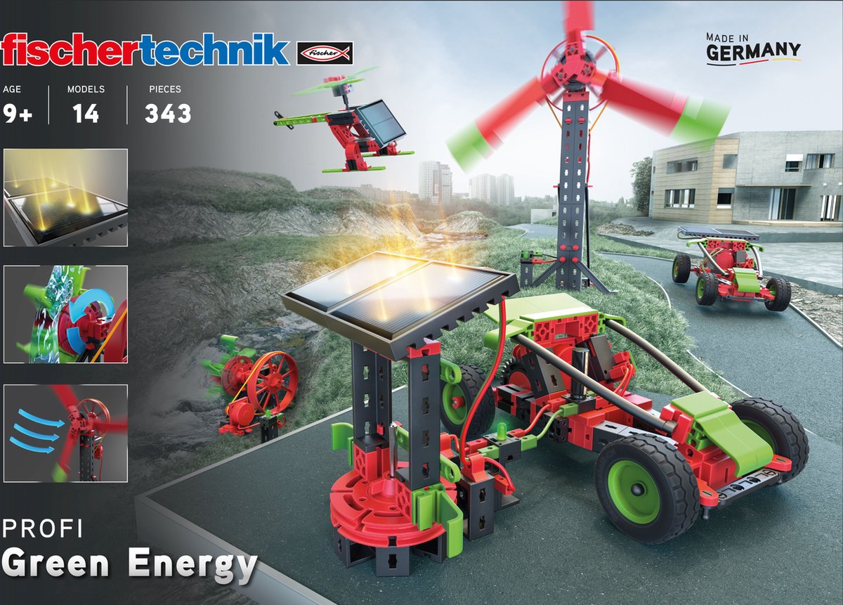 fischertechnik 559879 Green Energy Kit dexpérimentation solaire