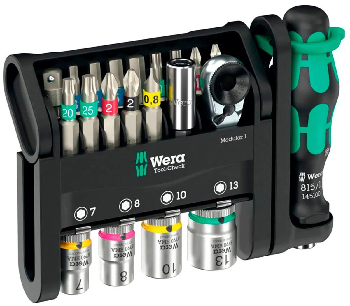 Wera Tool-Check Modular 1 05049000001 Jeu doutils 21 pièces
