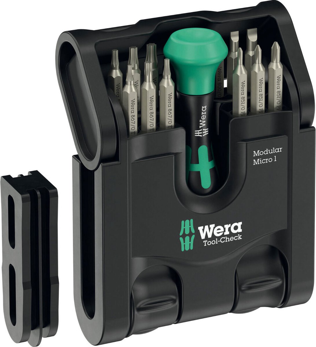 Wera Tool-Check Modular Micro 1 05049002001 Jeu doutils 21 pièces