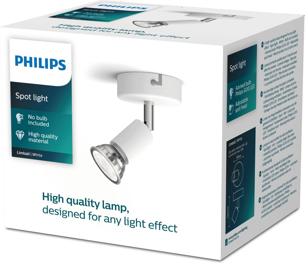 Philips Limbali spot, hvid