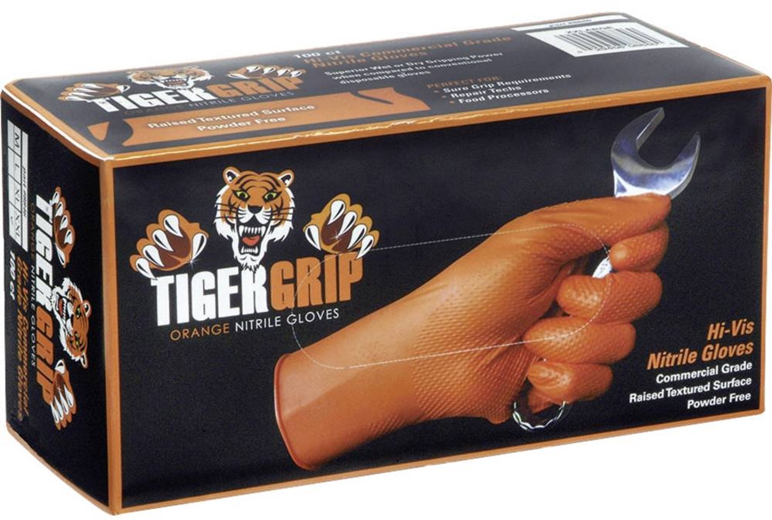 Kunzer TIGER GRIP L 100 pc(s) Nitrile Gants à usage unique Taille (gants): L