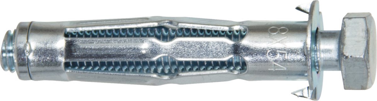 Fischer 519783 HM 8 x 54 SS Cheville pour corps creux 54 mm 12 mm 50 pc(s)