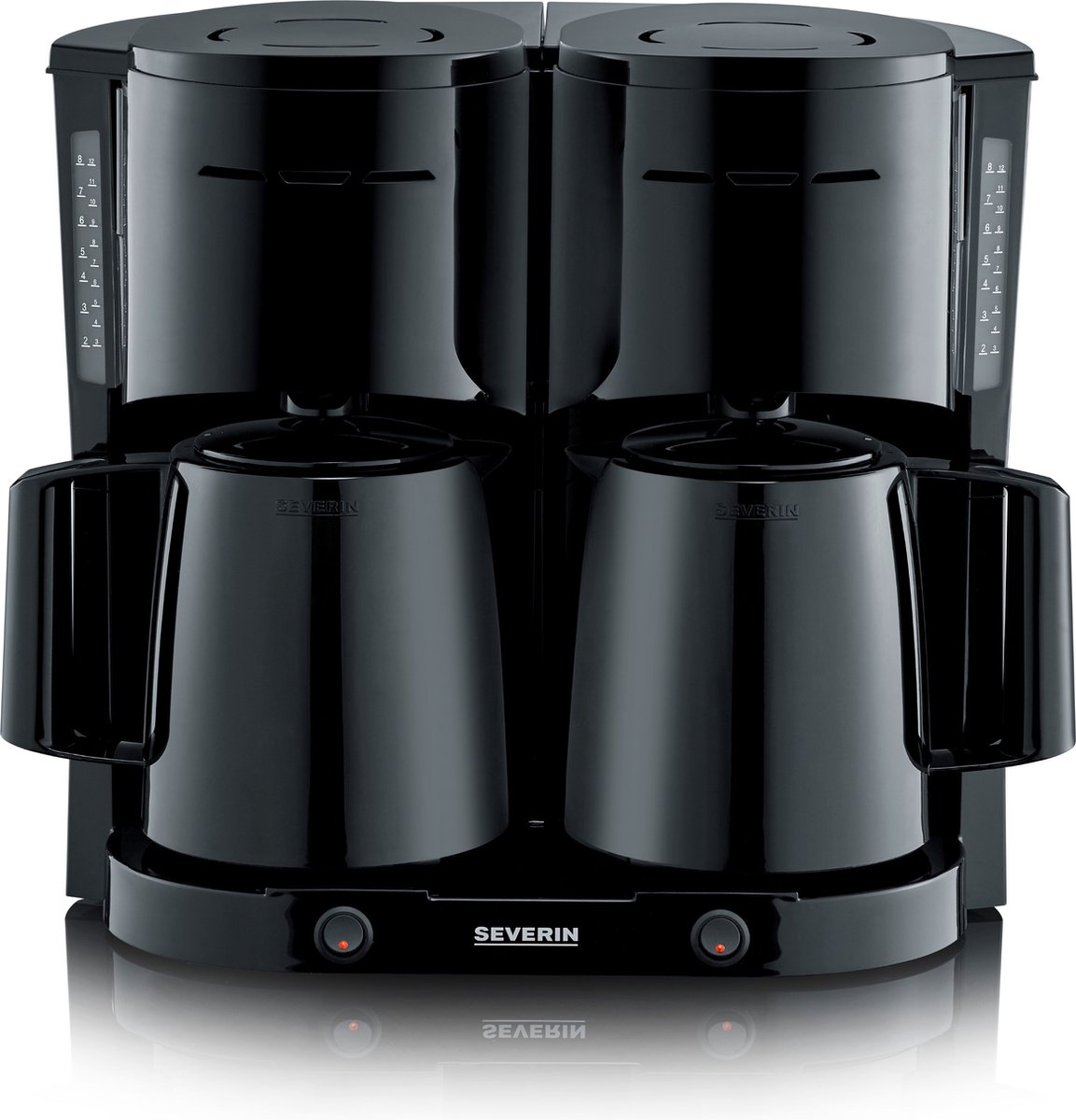Severin KA 9315 Cafetière noir Nombre de tasse=16 verseuse thermofuge