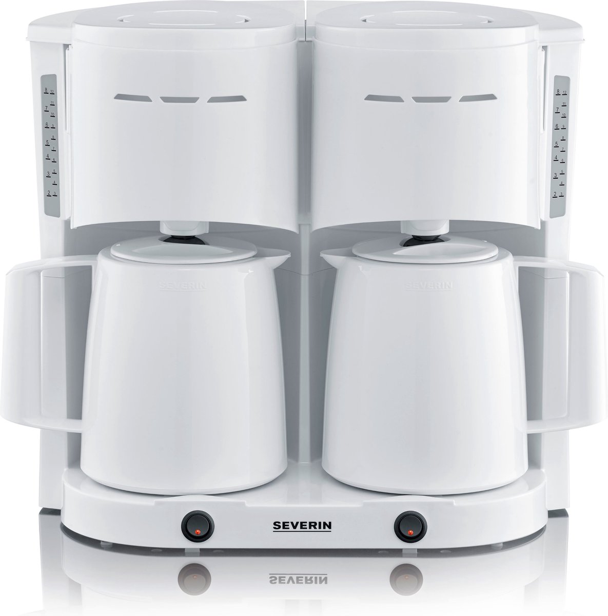 Severin KA 9314 Cafetière blanc Nombre de tasse=16 verseuse thermofuge