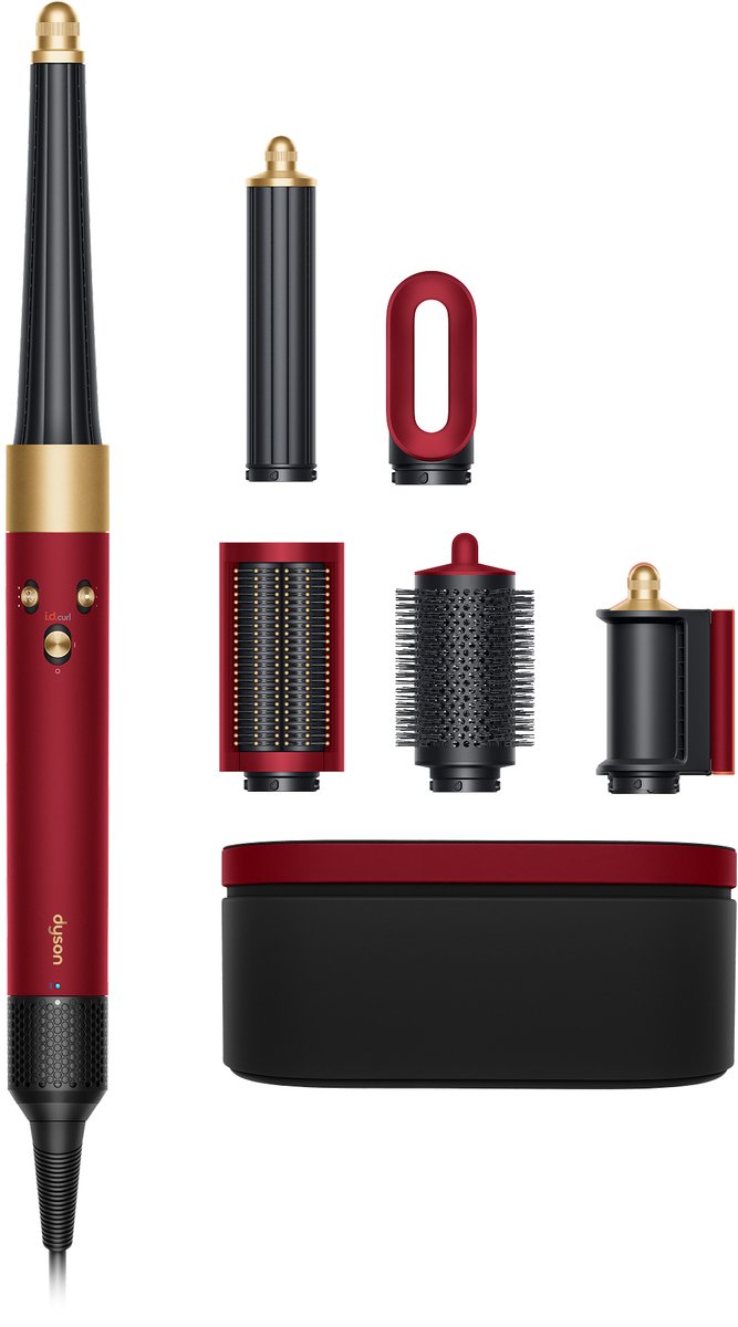 Dyson Hårtørrer Airwrap i.d. Multi-Styler & Dryer Straight + Wavy Red Velvet/Gold