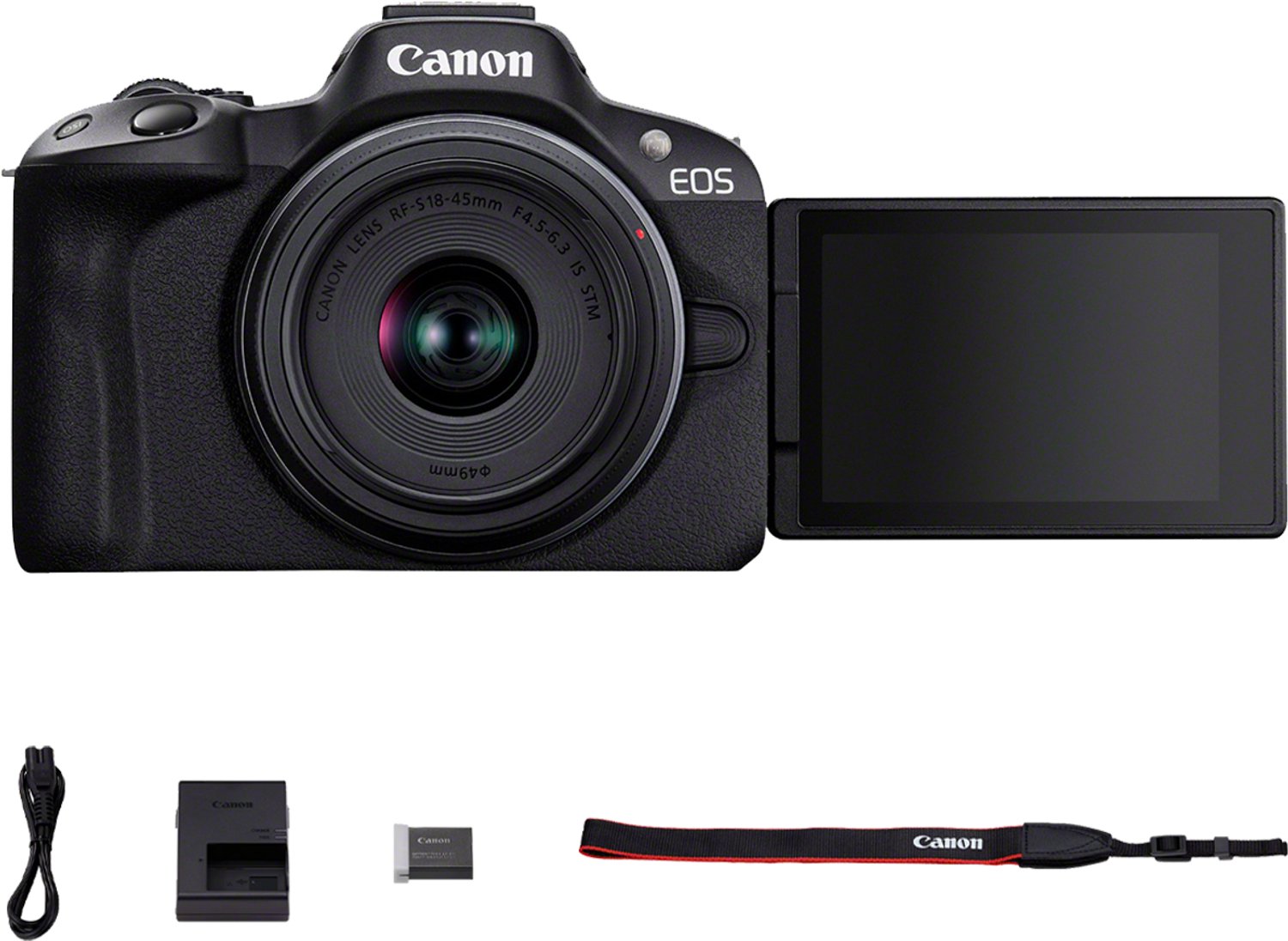 Canon EOS R50 + RF-S 18-45mm F4.5-6.3 IS STM - Black