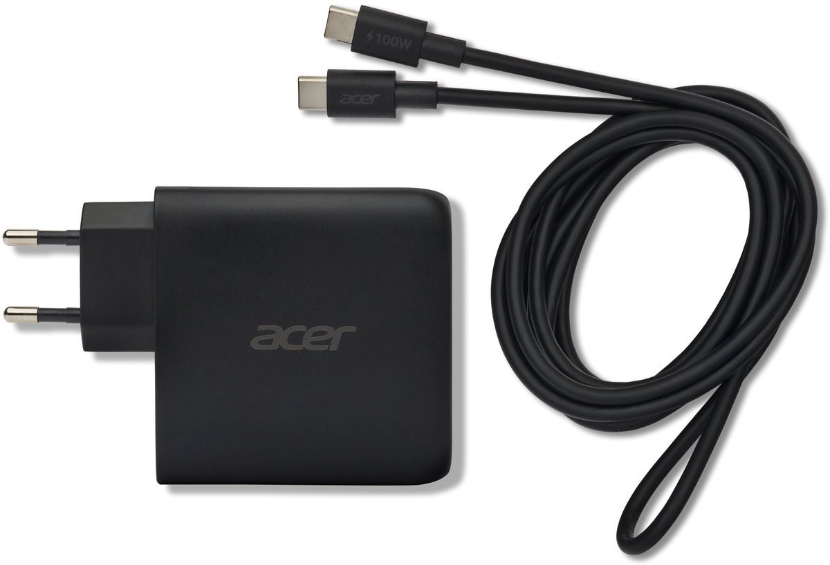 Acer 100W GaN PD Charger USB Port: 3C+1A EU Plug
