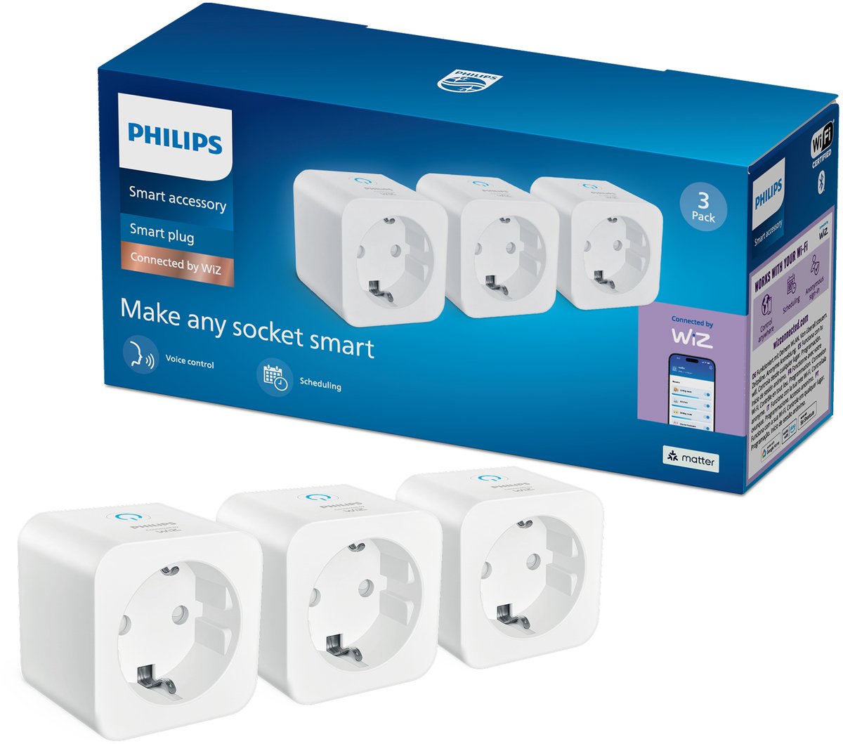 Philips Smart Lighting Smart plug 3-pak