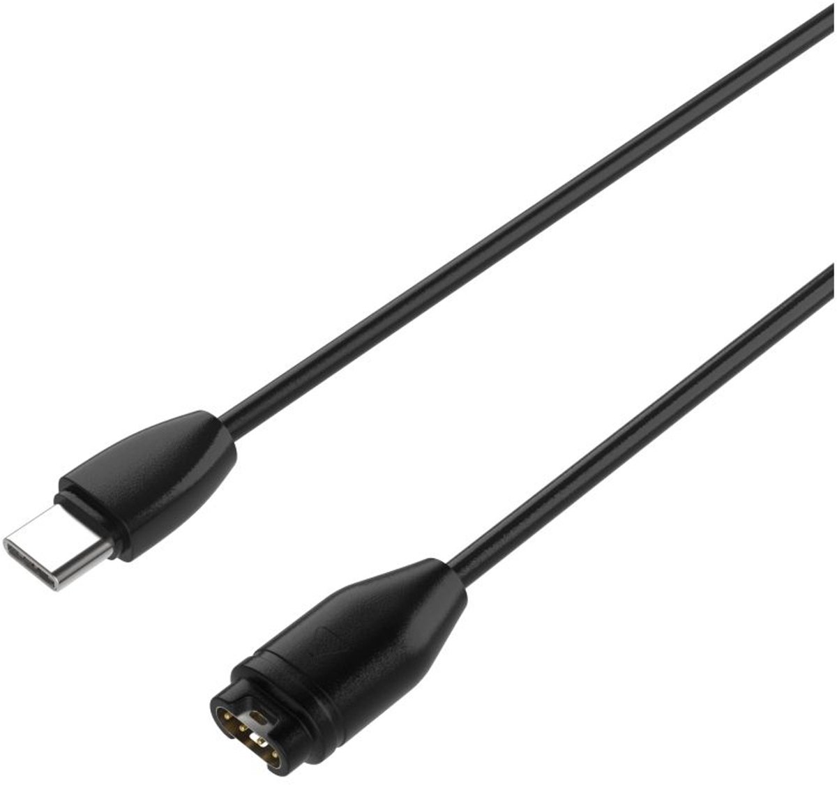 FIXED USB-C Ladekabel til Garmin Smartwatch Sort